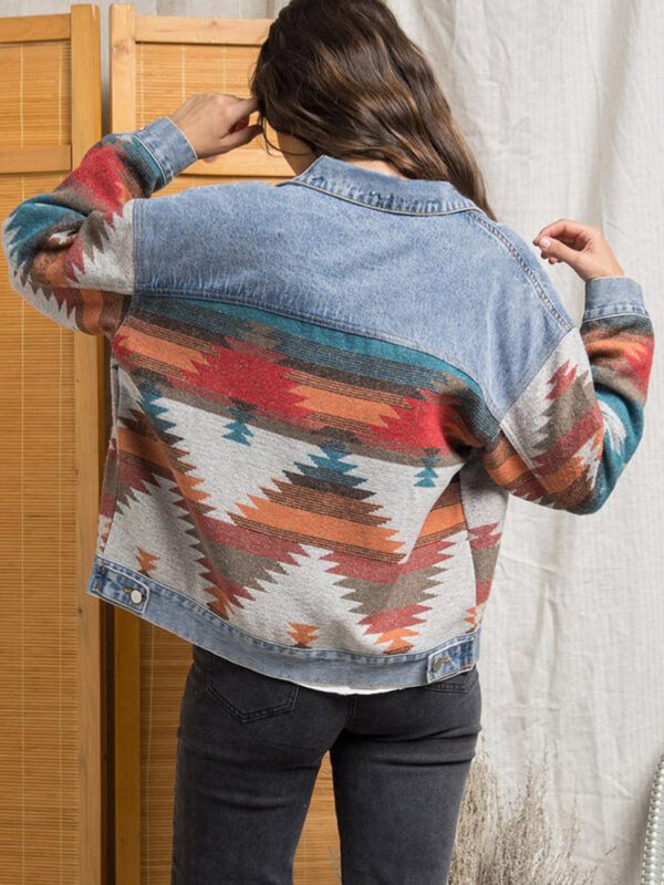 Spirit and Rebel Boho Denim Jacket