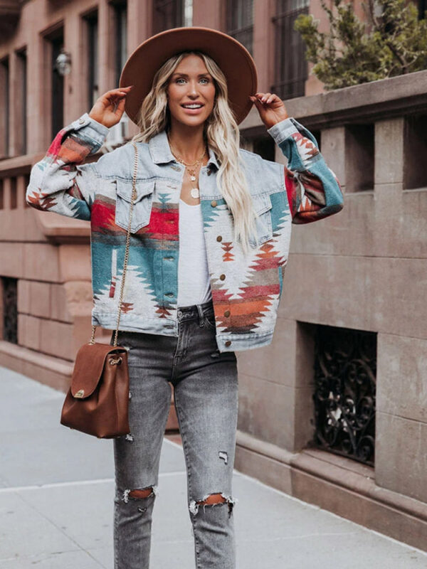 Spirit and Rebel Boho Denim Jacket
