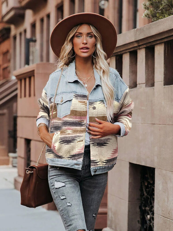 Spirit and Rebel Boho Denim Jacket