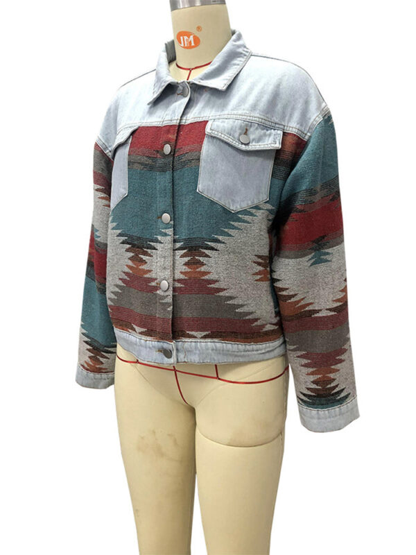 Spirit and Rebel Boho Denim Jacket