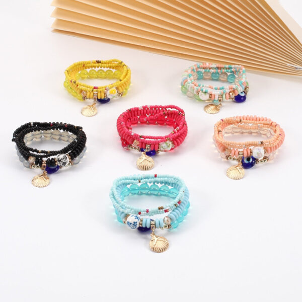 Boho Mystical Eye Bracelet Set