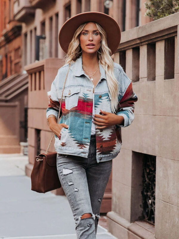 Spirit and Rebel Boho Denim Jacket