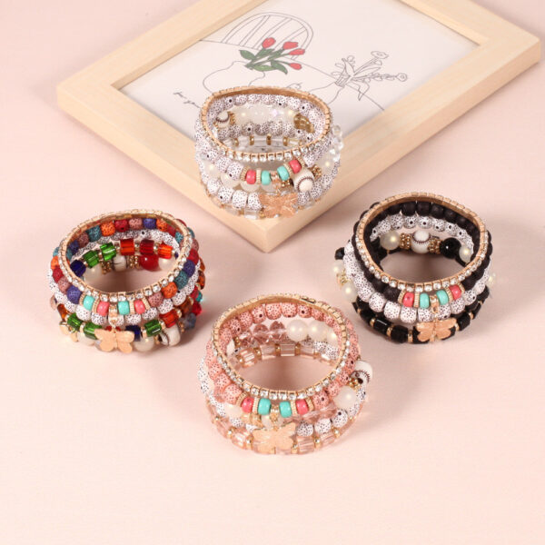 Boho Mystical Eye Bracelet Set