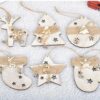 H0161795437db41c58ba039a93c0f42bdx Enchanting 3-Piece Boho Christmas Wooden Pendants Set