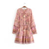 H01f69b1ad3074aefb37fef25b33881eeV Floral Whimsy Ruffles Boho Mini Dress