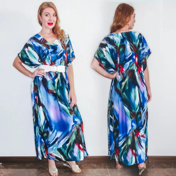 H032ac58cc3b84dc594d8787a21081f63C Ethereal Breeze Boho Chic Embroidered Maxi Dress Kaftan