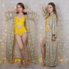 H08dcbebf68894febad59edb0df2e0346h Wanderlust Boho Half Sleeve Kimono Beach Cover Up