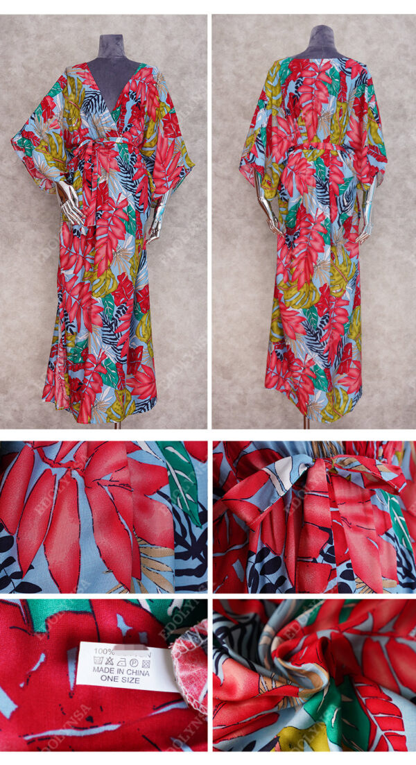 H0d3d10e57a1f4939bd5ffc663cd79ac46 Wanderlust Boho Half Sleeve Kimono Beach Cover Up