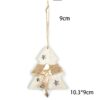 H0df086822af94fc7a989b034f9cf683aA Enchanting 3-Piece Boho Christmas Wooden Pendants Set