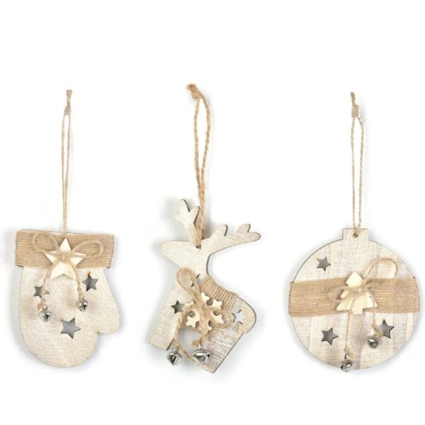 H1a7e94ad38f54904aa817a303d77ba96w Enchanting 3-Piece Boho Christmas Wooden Pendants Set