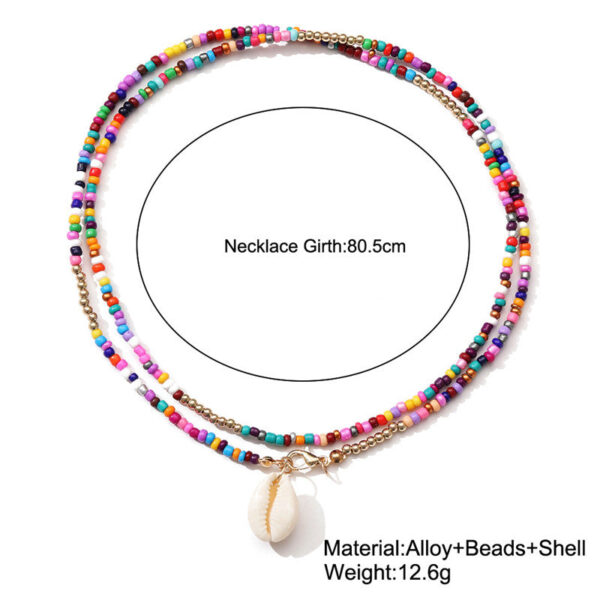 H1d263c49d6764dea891d7153de94fc2b9 Bohemian Shell Choker Necklace