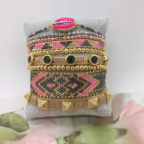 Seashell Serenade Boho Tassel Bracelet