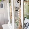 5-Piece Rustic Wood Holiday Table Christmas Ornaments Set