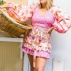 Pink Elegant Boho Dress