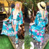 H2b21d5ce4bd5446aa072cb2e8347c3bfw Wanderlust Boho Half Sleeve Kimono Beach Cover Up