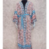 H2e150d545ca5496fa8c48b4eb1055db6F Wanderlust Boho Half Sleeve Kimono Beach Cover Up