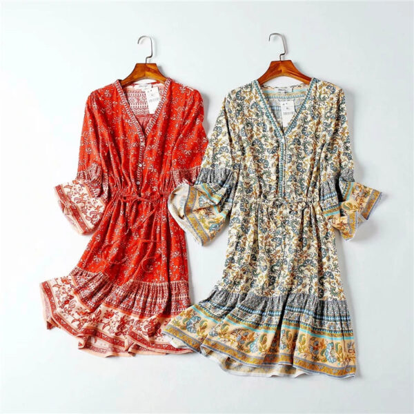 H342dbbb33ccd4ee1b147d803f2b3c955y Endless Summer Nights Floral Boho Mini Dress – Spirit & Rebel