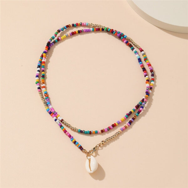 H3aed519ccb054c1ab1732c3ef5fe13fbR Bohemian Shell Choker Necklace