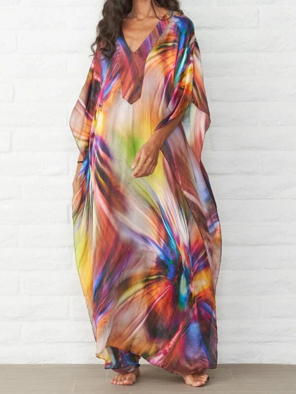 H3d4c0898010f4207b8f6a6eb2255ff0cc Ethereal Breeze Boho Chic Embroidered Maxi Dress Kaftan