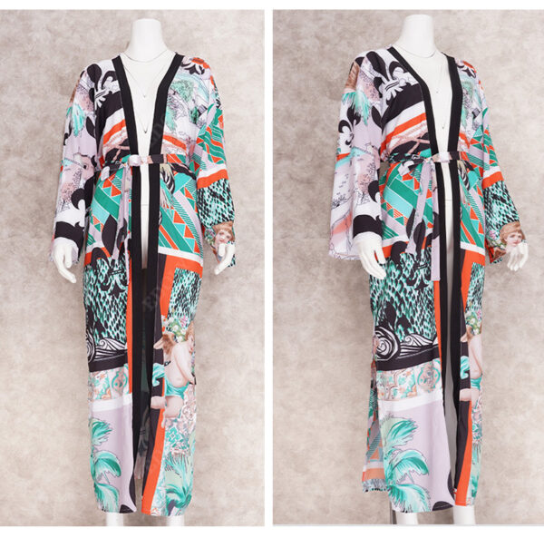 H3ec94e9eb60d43e9a212932503414eeac Wanderlust Boho Half Sleeve Kimono Beach Cover Up