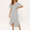 H45e30f96546944a997d16007cda0f425k Wildflower Wanderlust V-Neck Short Sleeve Boho Maxi Dress – Spirit & Rebel
