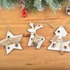 H483a887cc38e4a5db95ebbab4bdb367e9 Enchanting 3-Piece Boho Christmas Wooden Pendants Set
