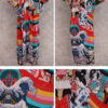 H49628d6588584973a025c5fe5d8f20bck Wanderlust Boho Half Sleeve Kimono Beach Cover Up