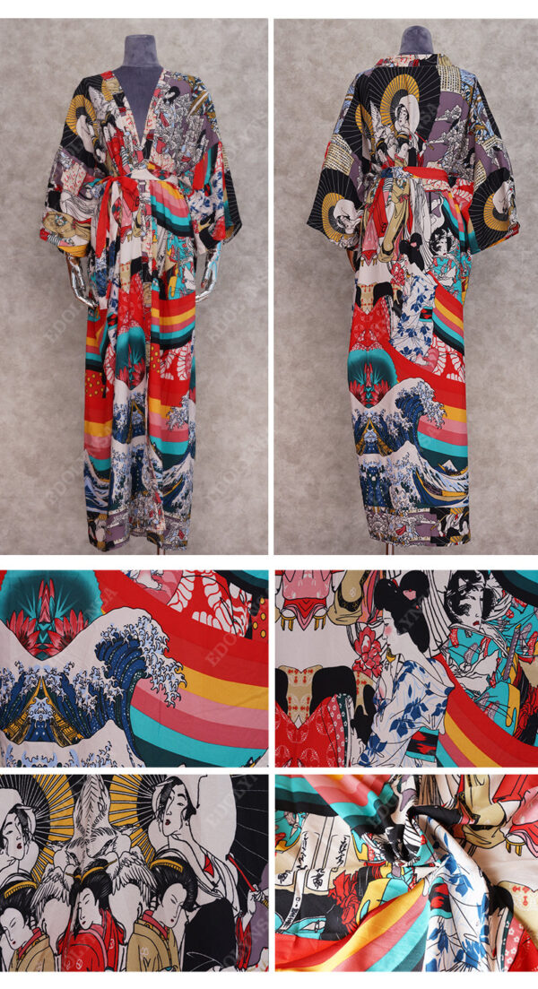 H49628d6588584973a025c5fe5d8f20bck Wanderlust Boho Half Sleeve Kimono Beach Cover Up