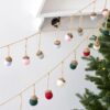 6-Piece Wool Felt Christmas Tree Ornament Set