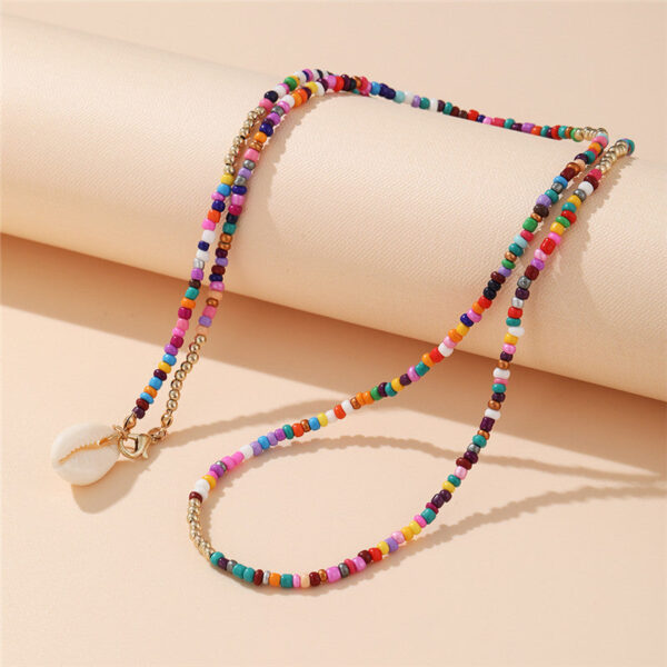 H4be72d67cfdf42fe9a03cf92451d08der Bohemian Shell Choker Necklace