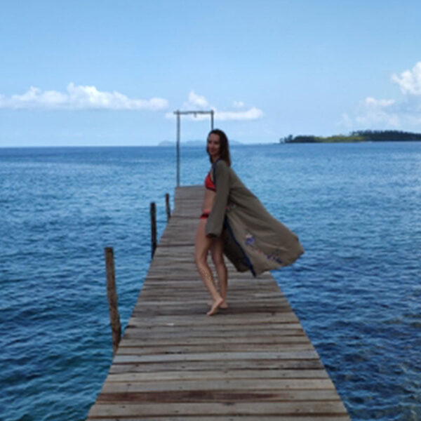 H4ccb20b6d8e846478c640c887ea74f0fu Wanderlust Boho Half Sleeve Kimono Beach Cover Up