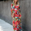 H4fdbddba16ef4469a1c3c774932e307aV Wanderlust Boho Half Sleeve Kimono Beach Cover Up