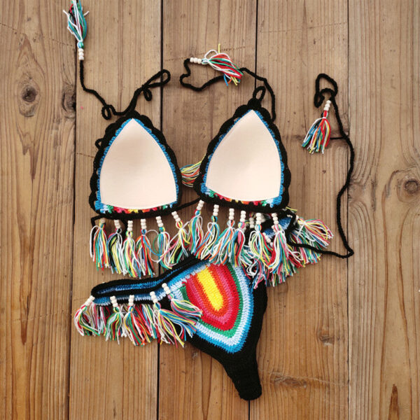 Radiant Waves Handmade Crochet Boho Bikini Set
