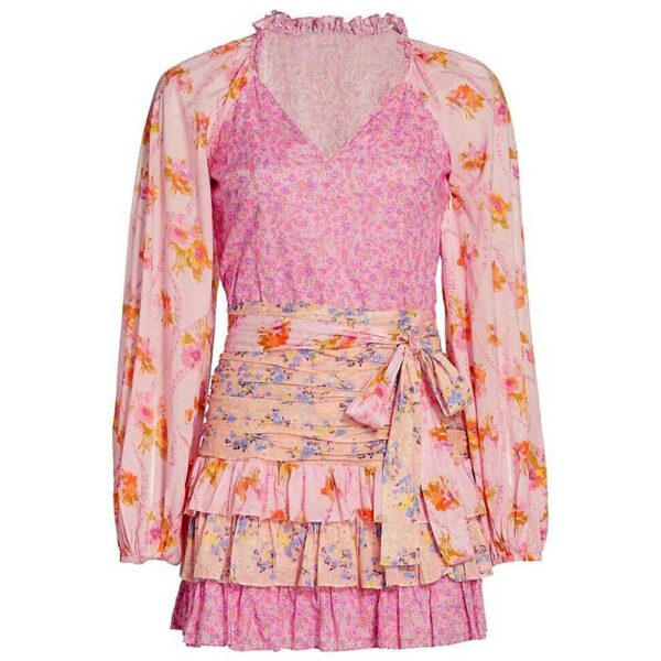 Pink Elegant Boho Dress