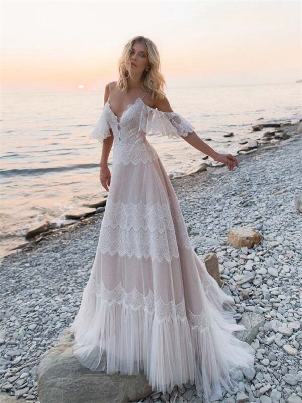 H624f2c8932494aa4a9c6c677b796d662j Sunset Love Lace Wedding Dress