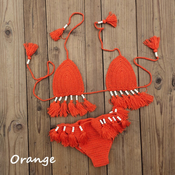 Radiant Waves Handmade Crochet Boho Bikini Set