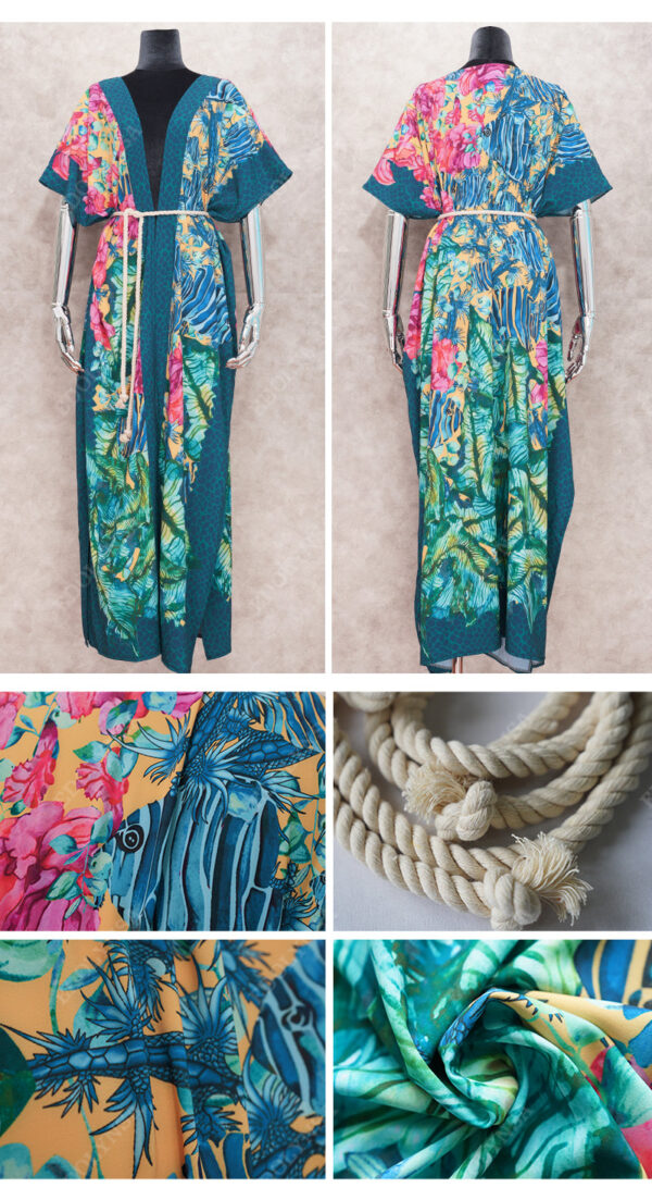 H678563bf81e1489daf41271c8e09c9a9T Wanderlust Boho Half Sleeve Kimono Beach Cover Up