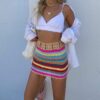 H68d76d976efc4a4085bf1c18fc9b3be9F Rainbow Rhapsody Crochet Boho Mini Skirt – Spirit & Rebel