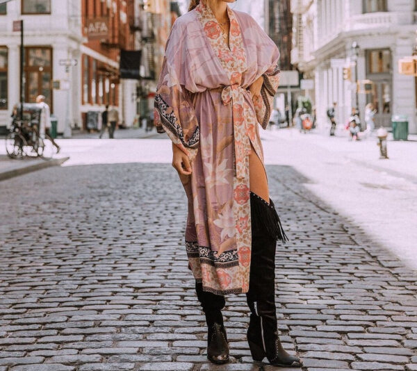 H6bd3da51272f42dc870062a4e657e9b59 Wanderlust Boho Half Sleeve Kimono Beach Cover Up