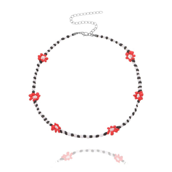 Sweet Daisy Boho Handmade Beaded Necklace – Spirit & Rebel