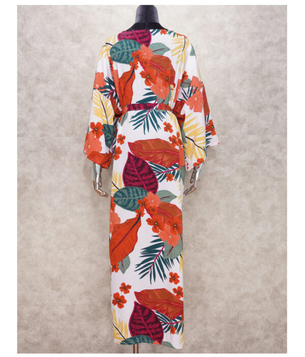 H6d1285eb3e8d41ce887a9442abf0ecf60 Wanderlust Boho Half Sleeve Kimono Beach Cover Up