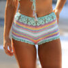 H726e38dcc94e444181a8df24617b8d35Y Blissful Boho Handmade Bikini Summer Shorts