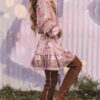 H79a7e906232a460fa442934978a9e5b1J Floral Whimsy Ruffles Boho Mini Dress