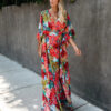 H7e08d3eb6b2a429e879f0ab1a908c596l Wanderlust Boho Half Sleeve Kimono Beach Cover Up