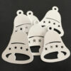 Festive Delight: 10-Piece White & Red Wooden Christmas Boho Ornaments Set – Spirit & Rebel