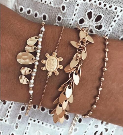 Spirited Bohemian Gold Color Bracelet