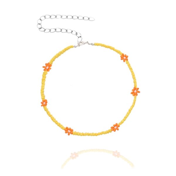 Sweet Daisy Boho Handmade Beaded Necklace – Spirit & Rebel