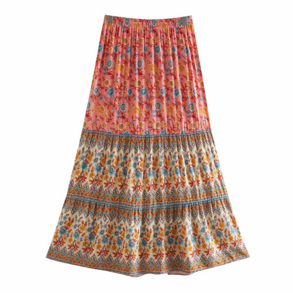 Free Spirit Floral Boho Maxi Skirt – Spirit & Rebel