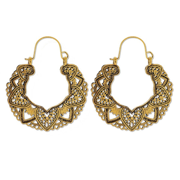 H8e0ba4bbedf949ff903ea2a1f43411b3d Spirit and Rebel Vintage Silver Boho Earrings