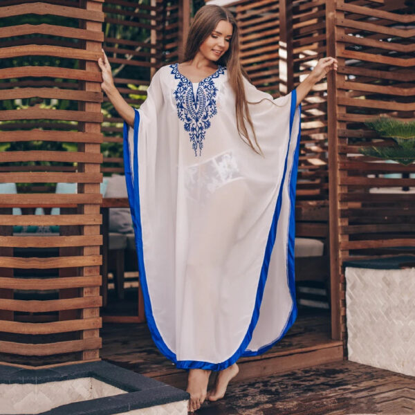 H94ab5eff7b5e406e9f233f9c3eb63c20Z Ethereal Breeze Boho Chic Embroidered Maxi Dress Kaftan